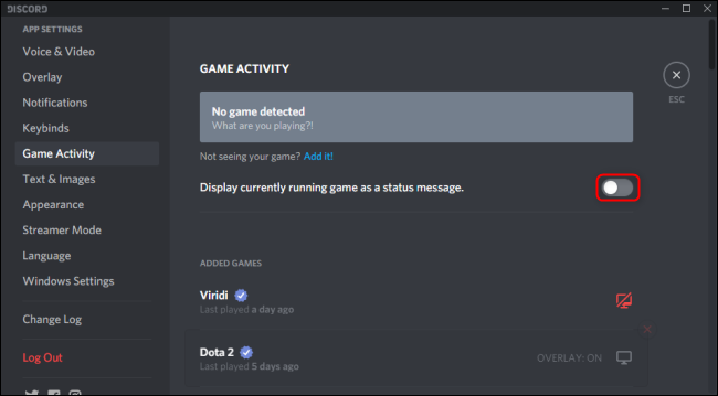 How To Change Discord Playing Status On PC