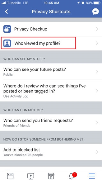 How to See Who viewed Your Facebook Profile