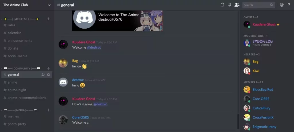  The Anime Discord (TAD)