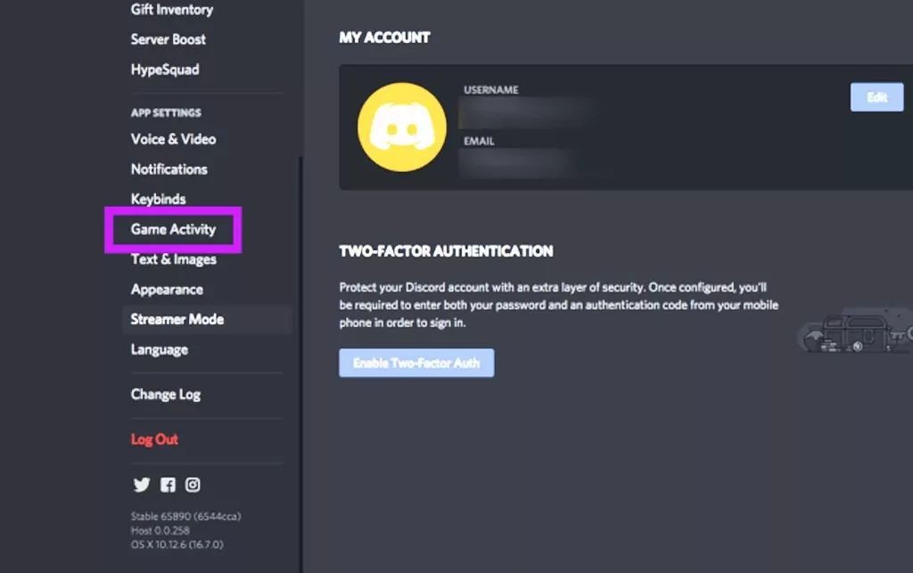 How To Enable The Activity Status On Discord?