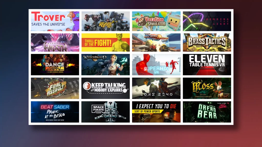 Oculus Rift Free Games