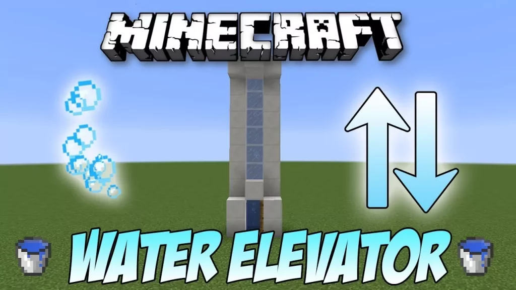 How To Make Water Elevator In Minecraft