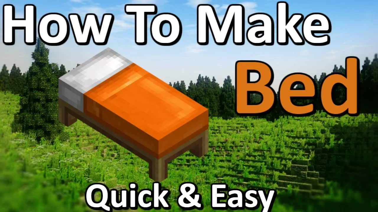 How To Make A Bed In Minecraft