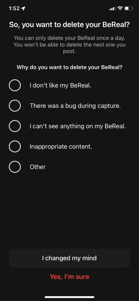 How To A Delete BeReal Post