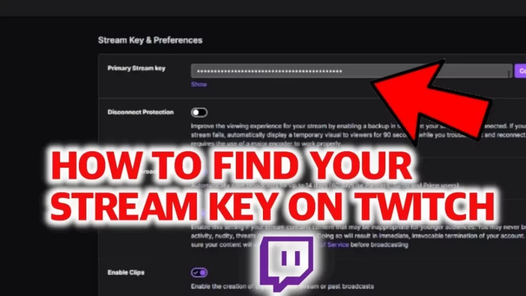 How To Find Stream Key On Twitch