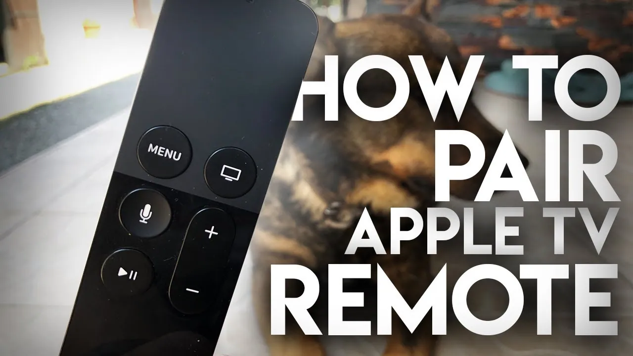 How To Manually Pair Remote To Apple Tv