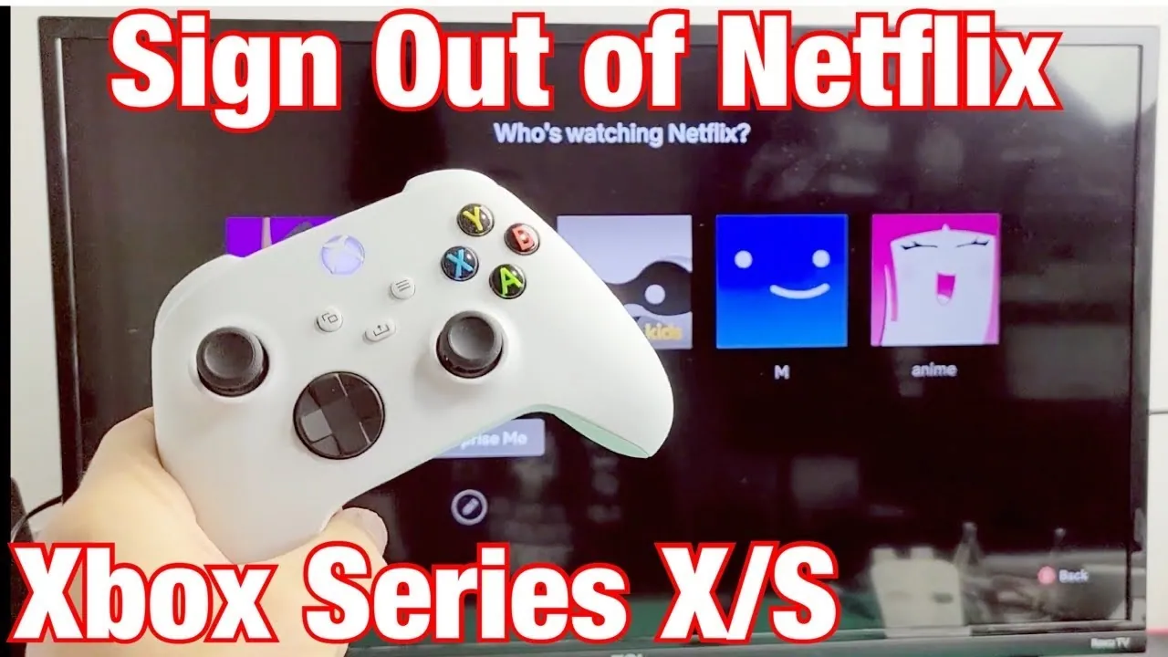 how to logout of netflix on xbox