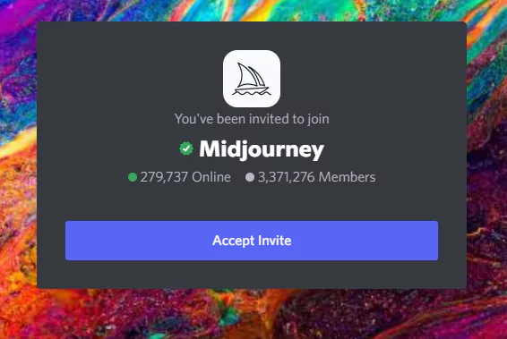 How To Use Your Own Photo In Midjourney - accept invite 
