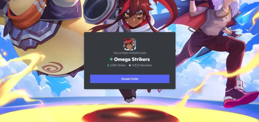 omega strikers discord drop