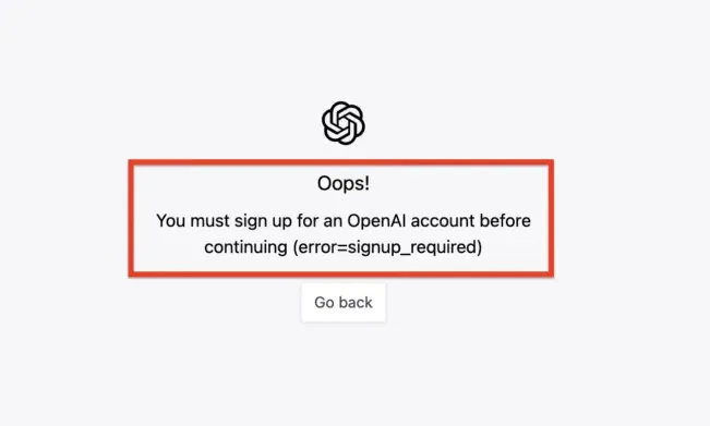 How to login OpenAI - login error